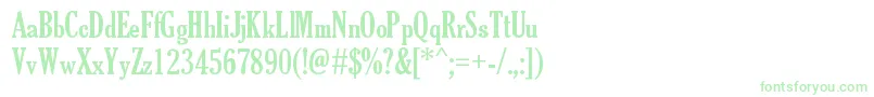 TheSoulOfVodka Font – Green Fonts on White Background