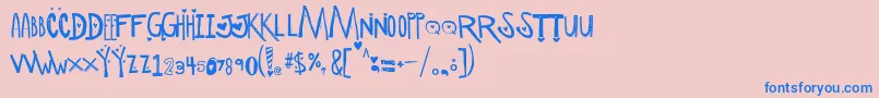 Подробнее о шрифте ScManipulativeLoversDemo Шрифт ScManipulativeLoversDemo – синие шрифты на розовом фоне