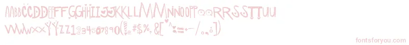 ScManipulativeLoversDemo Font – Pink Fonts on White Background