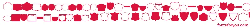 Police EsriShields – polices rouges