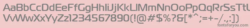 PtMagistralBoldCyrillic Font – Gray Fonts on Pink Background