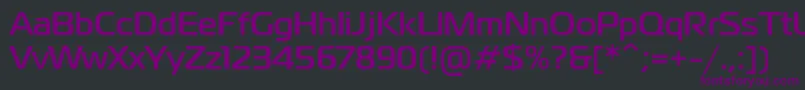 PtMagistralBoldCyrillic Font – Purple Fonts on Black Background