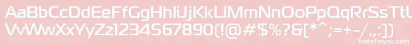 PtMagistralBoldCyrillic Font – White Fonts on Pink Background