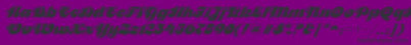 MaitreDRegular Font – Black Fonts on Purple Background