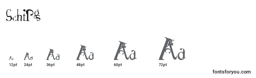 Schirg Font Sizes