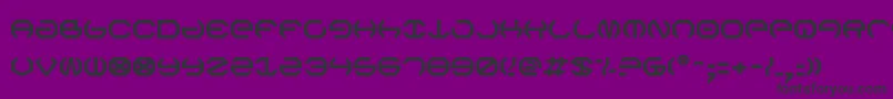Police Omegav2 – polices noires sur fond violet