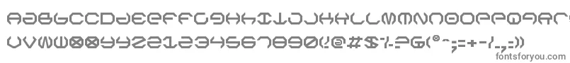 フォントOmegav2 – 白い背景に灰色の文字