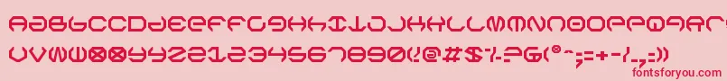 Omegav2 Font – Red Fonts on Pink Background