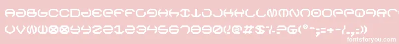 Omegav2 Font – White Fonts on Pink Background