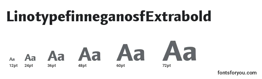 LinotypefinneganosfExtrabold Font Sizes