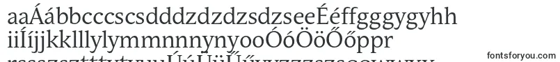 Шрифт AndulkaBookPro – венгерские шрифты