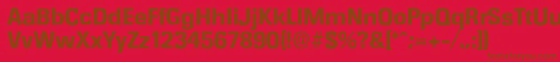 Lisätietoja RochesterserialXboldRegular-fontista RochesterserialXboldRegular-fontti – ruskeat fontit punaisella taustalla