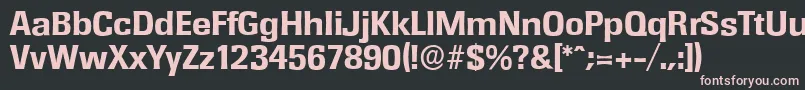RochesterserialXboldRegular Font – Pink Fonts on Black Background