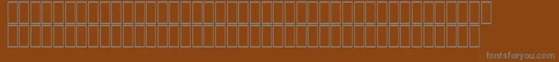 Weitere Informationen zur AgaGranadaRegular-Schriftart AgaGranadaRegular-Schriftart – Graue Schriften auf braunem Hintergrund