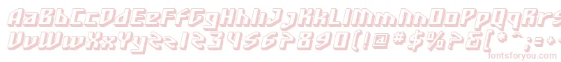 SfFunkMasterOblique Font – Pink Fonts on White Background