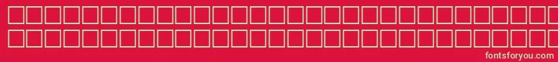 フォントMcsAlsalamSUNormal. – 赤い背景に緑の文字