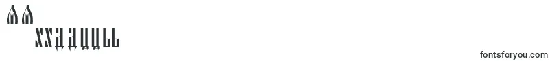 Slavanskay-Schriftart – estnische Schriften