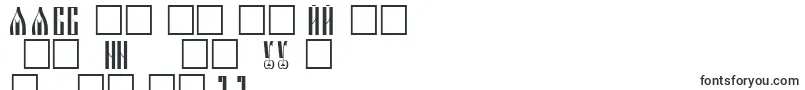Slavanskay-Schriftart – gälische Schriften