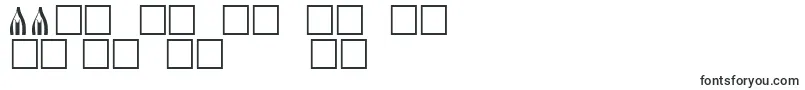 Slavanskay-Schriftart – lettische Schriften