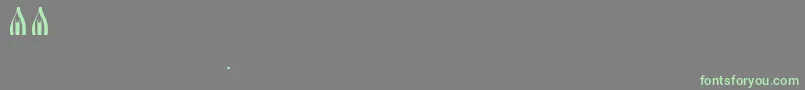 More about Slavanskay Font Slavanskay Font – Green Fonts on Gray Background