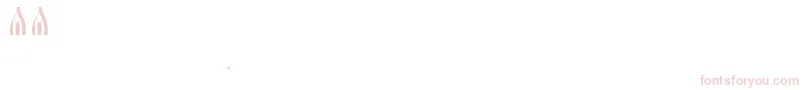 Slavanskay Font – Pink Fonts on White Background