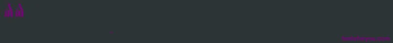Slavanskay Font – Purple Fonts on Black Background