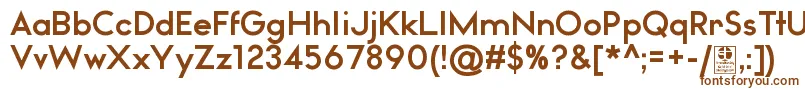 WatchwordBoldDemo Font – Brown Fonts on White Background