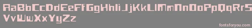 FlotsamPerformance Font – Pink Fonts on Gray Background