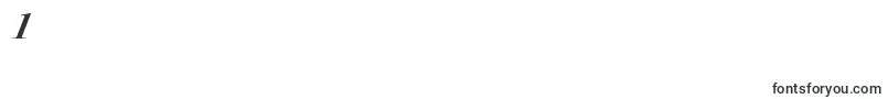 フォントBodoni72swashcBold – フォント数字1