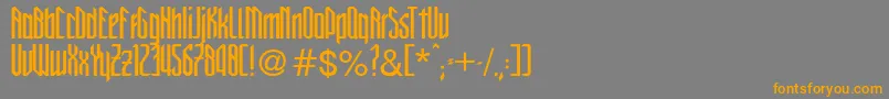 More about NewGothicStyle Font NewGothicStyle Font – Orange Fonts on Gray Background
