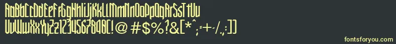 Más sobre la fuente NewGothicStyle fuente NewGothicStyle – Fuentes Amarillas Sobre Fondo Negro