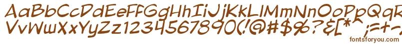 BlambotProLiteItalic Font – Brown Fonts