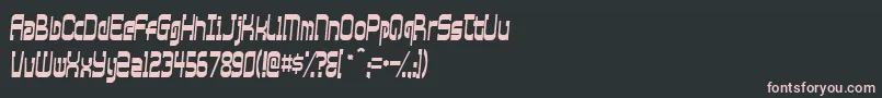 Xtraordinary Font – Pink Fonts on Black Background