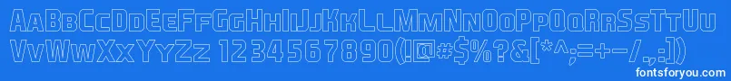 More about EaSportsCoversSc1.5Outline Font EaSportsCoversSc1.5Outline Font – White Fonts on Blue Background