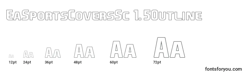 Größen der Schriftart EaSportsCoversSc1.5Outline