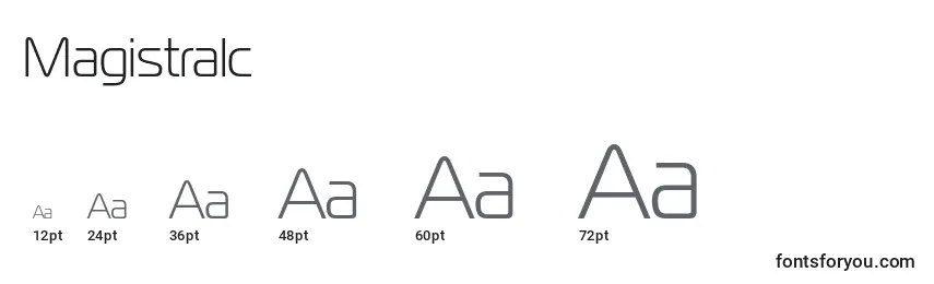 Magistralc Font Sizes