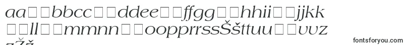 Шрифт CountrysideSsiItalic – латышские шрифты