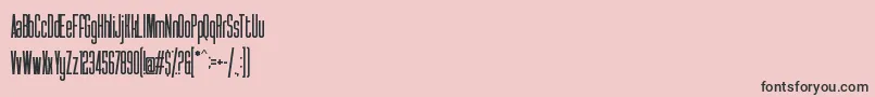 Syatm2 Font – Black Fonts on Pink Background
