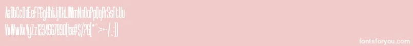Syatm2 Font – White Fonts on Pink Background