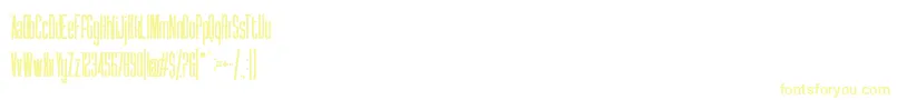 Syatm2 Font – Yellow Fonts on White Background