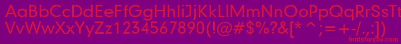 En savoir plus sur la police Geometric706MediumBt Police Geometric706MediumBt – polices rouges sur fond violet
