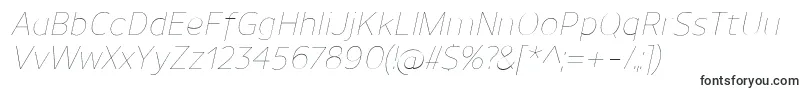 UnimanUltralightitalic-fontti – Fontit Google Chromelle