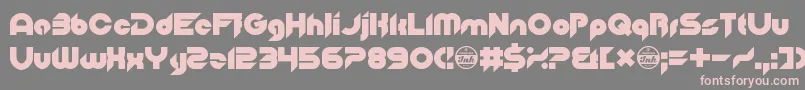OfTheBlueColourOfHerEyes Font – Pink Fonts on Gray Background