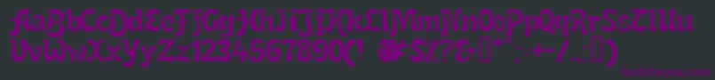 fuente SnailNInk – Fuentes Moradas Sobre Fondo Negro