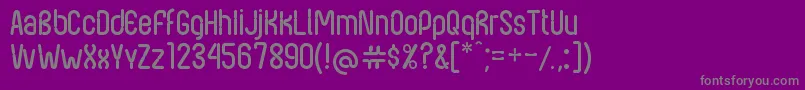 NexusFps Font – Gray Fonts on Purple Background