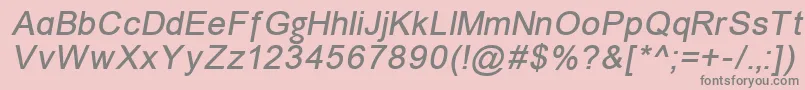 Шрифт Unkoi8i – серые шрифты на розовом фоне