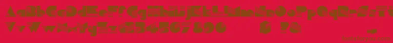 Lisätietoja BadLuck1-fontista BadLuck1-fontti – ruskeat fontit punaisella taustalla