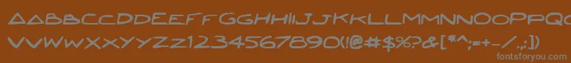 Jettafb Font – Gray Fonts on Brown Background