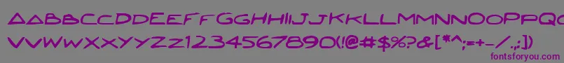 Jettafb Font – Purple Fonts on Gray Background