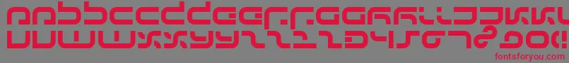 Ij19 Font – Red Fonts on Gray Background